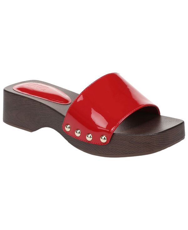 アイエヌシー インターナショナル コンセプト レディース シューズ サンダル INC International Concepts Womens Ullaa Wood Slide Sandals Red レッド