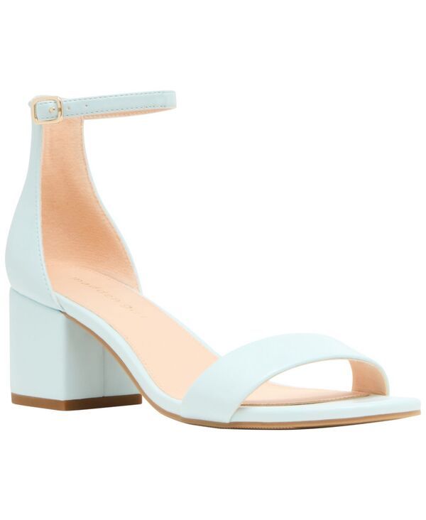 マッデンガール レディース シューズ サンダル ヒール Madden Girl Ileana TwoPiece BlockHeel Sandals Light Blue ブルー