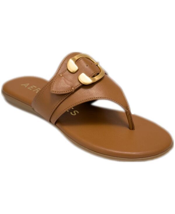 エアロソールズ レディース シューズ サンダル Aerosoles Womens Glitz Open Toe Flat Sandals Tan タン