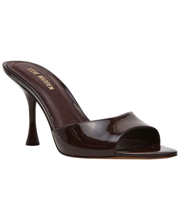スティーブ マデン レディース シューズ サンダル ヒール Steve Madden Womensanti HighHeel Round Toe Dressandals Espresso Patent