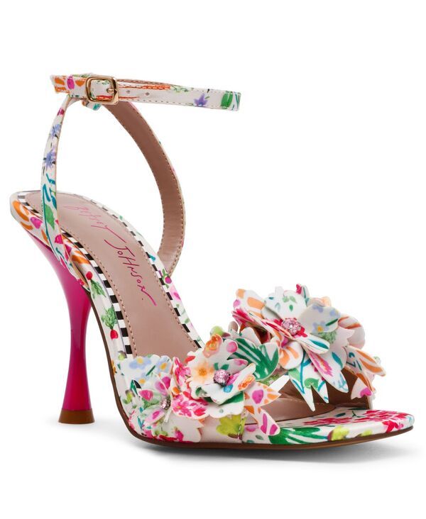 ベッツィジョンソン レディース シューズ サンダル Betsey Johnson Womens Hilley Flower Dressandals Natural Floral