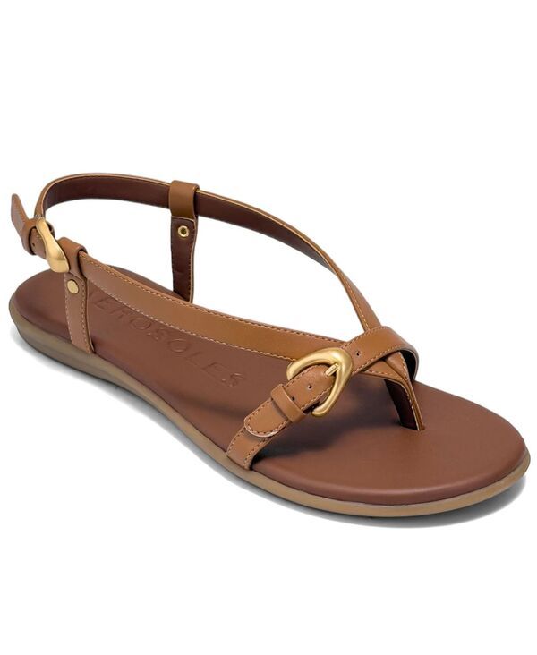 エアロソールズ レディース シューズ サンダル Aerosoles Womens Iride Buckle Flat Sandals Tan タン