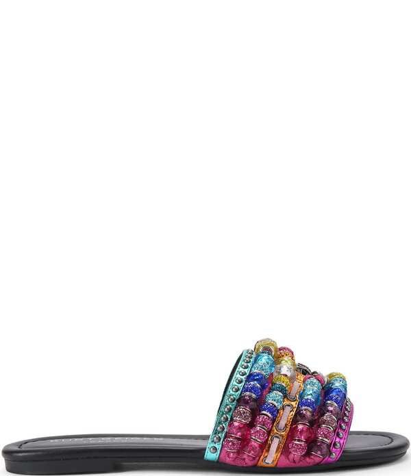 カートジェイガーロンドン レディース シューズ パンプス サンダル Kurt Geiger London Southbank Beaded Ornament Slide Sandals Multi マルチカラー