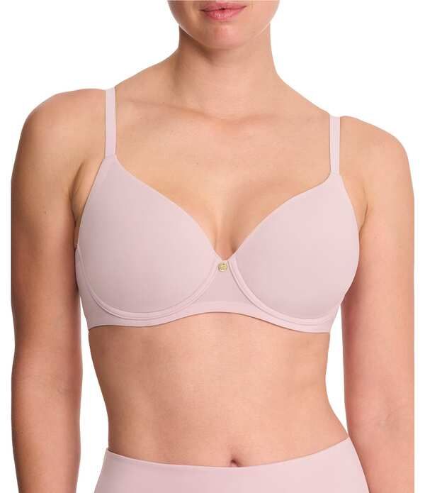 ナトリ レディース アンダーウェア ブラジャー Tシャツ Natori Cloud Comfort Back Smoothing TShirt Bra Mist Orchid