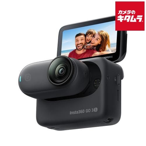 【新品】Insta360 GO 3S（64GB）ブラック（CINSAATA-GO3S64K） ビデオカメラ 4K 小型 高画質 ウェアラブル 《納期約２ヶ月》
