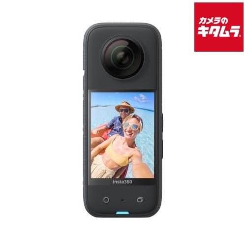 【新品】Insta360 X3（CINSAAQ/B） ビデオカメラ 4K 小型 高画質 ウェアラブル 全天球360度カメラ 《納期約２ヶ月》