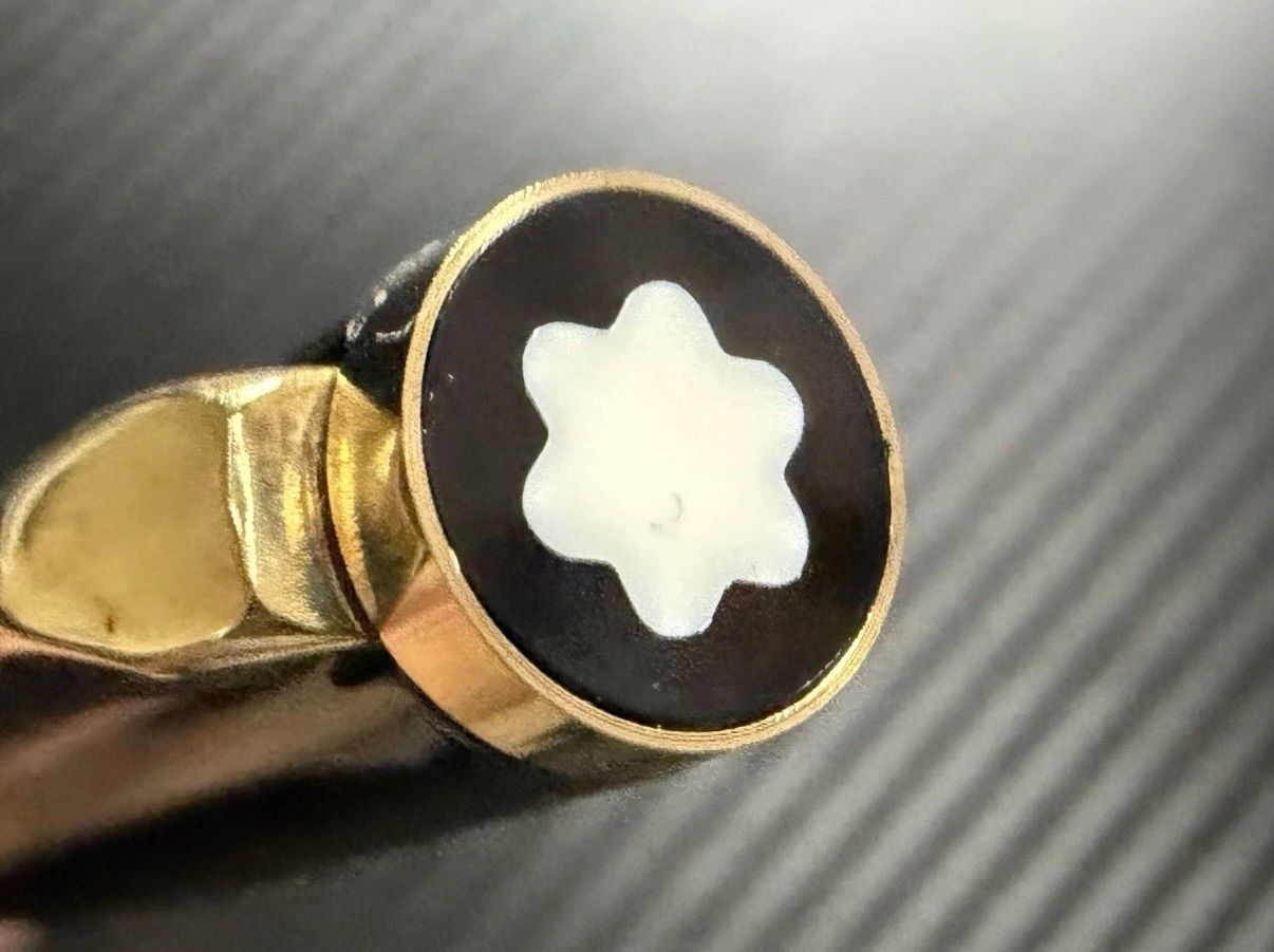 未使用に近い モンブラン No.181 ボールペン ブラック ハンマー