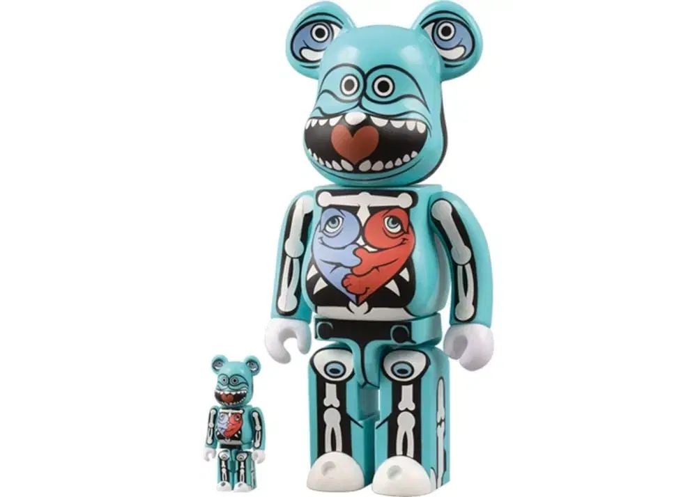 BE@RBRICK(ベアブリック) ロン・イングリッシュ 100%+400% + スポンジ