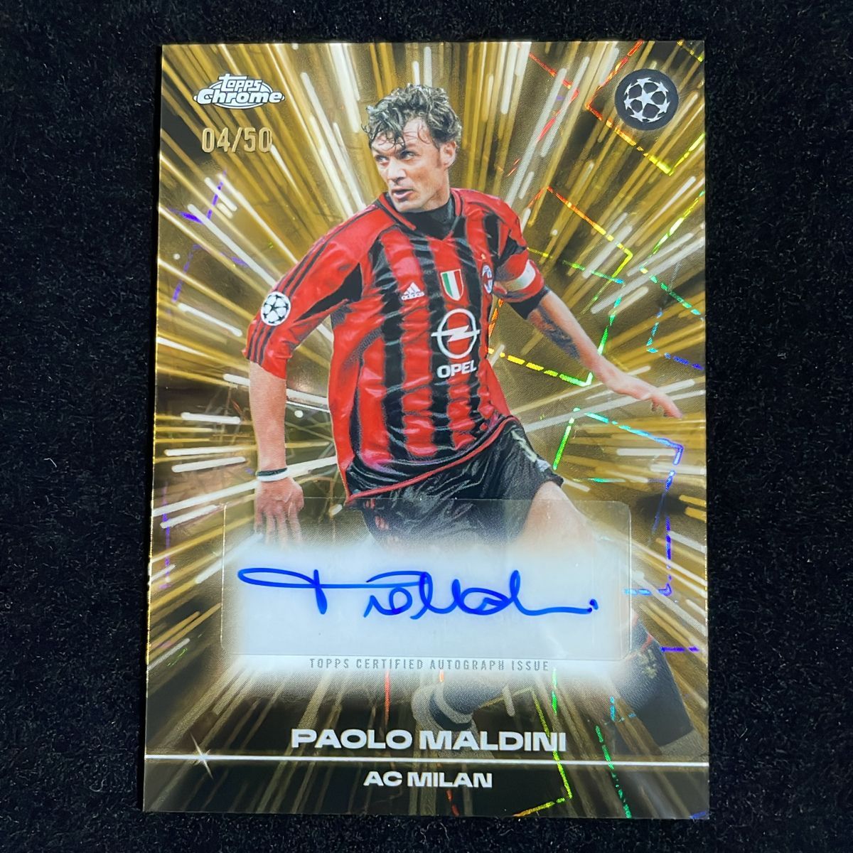 Paolo Maldini パオロ・マルディーニ Topps Chrome UCC Road To Glory