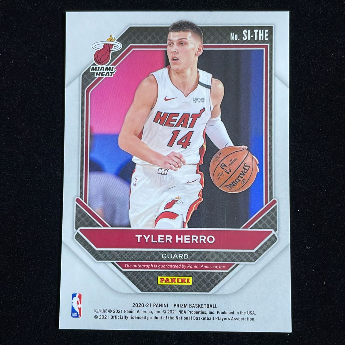 Tyler Herro タイラー・ヒーロー Panini Prizm 2020-21 Auto サイン