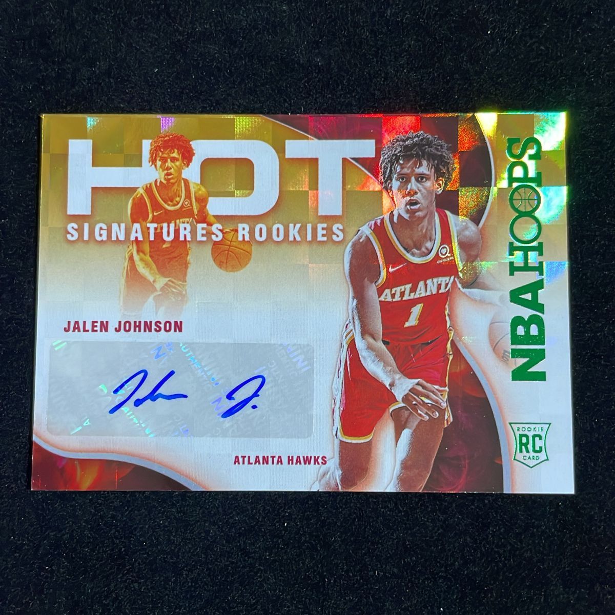トレーディングカード ジェイレン・ジョンソン Jalen Johnson 直筆