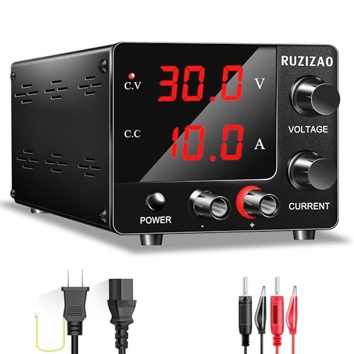 超小型 安定化電源0~30V 0~10A 150W 定電力 3桁電圧電流表示 エンコーダ微調整 スイッチング電源 可変直流安定化電源 電気制御機器 15V 10A/30V 5A 研究実験室用 テスト修理 バッテリー充電 DIY用 直流安定化電 c7c551ee