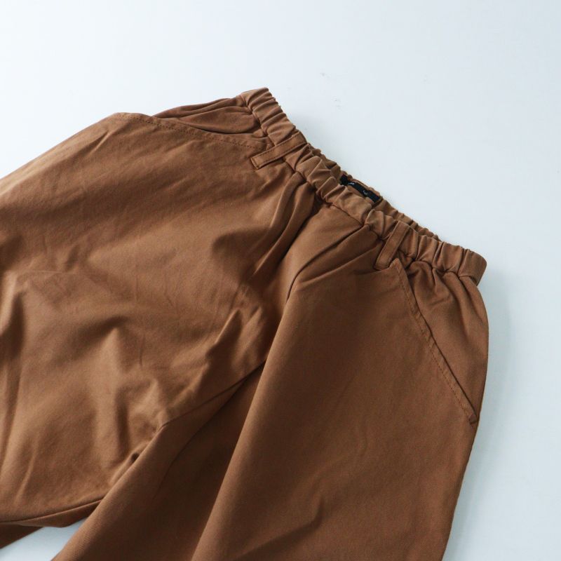 パドカレ pas de calais 製品染めイージーテーパードパンツ 36