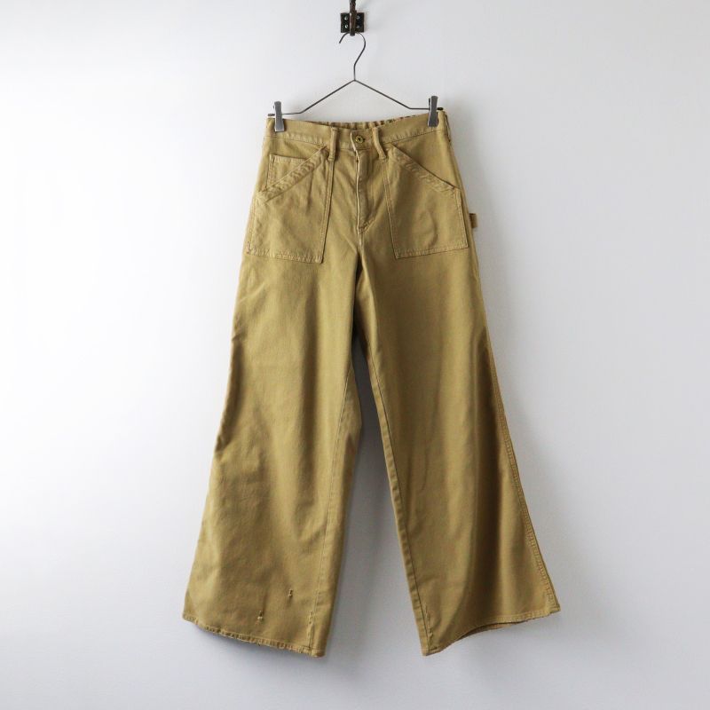 2024年 グッドグリーフ GOODGRIEF! DAMAGED PAINTER PANTS ダメージチノ ペインターパンツ S｜ベージュ ワークパンツ【2400014997279】