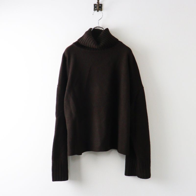 2025AW ドゥーズィエムクラス Deuxieme Classe Cropped タートルネック ニット ｜ブラウン EVERYDAY I LIKE. 【2400014997309】