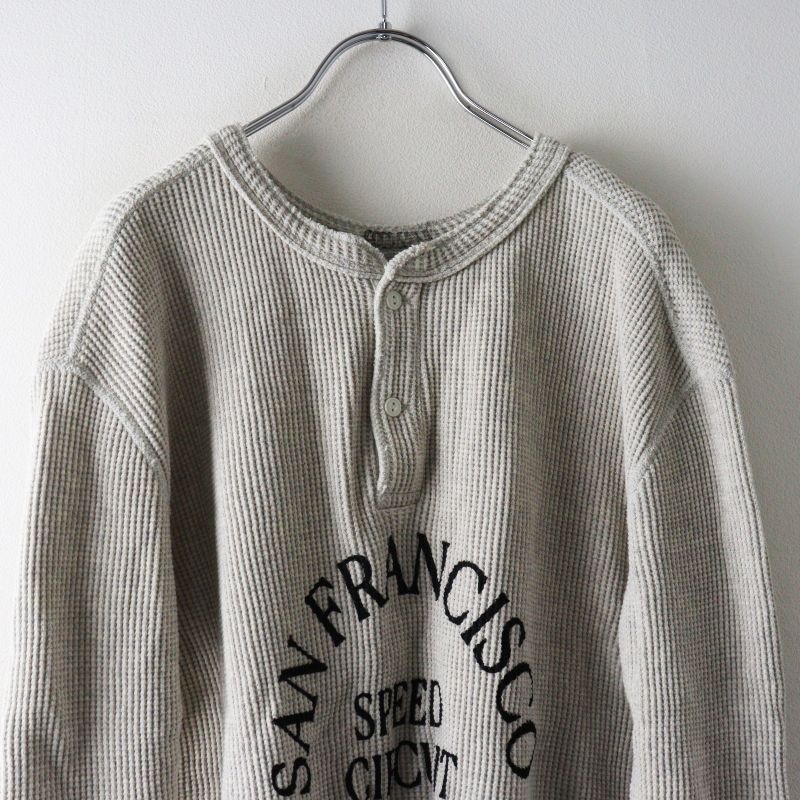 トップス GOOD GRIEF! SFSC PRINTED HENLEY NECK TOP 2024AW グッドグリーフ GOOD GRIEF! SFSC PRINTED HENLEYNECK TOP