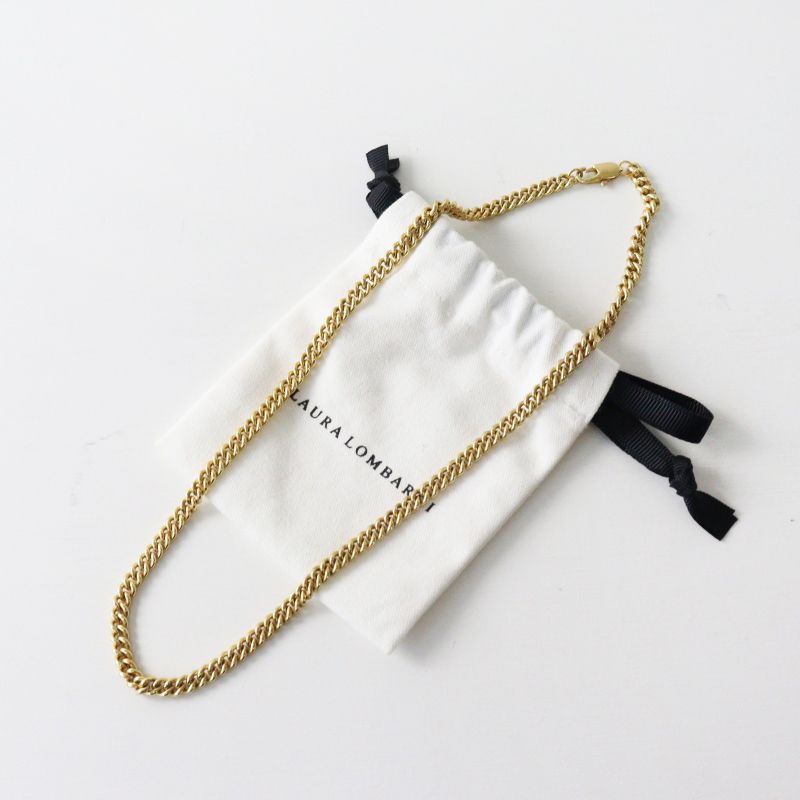 美品 ローラロンバルディ LAURA LOMBARDI ロープチェーンネックレス ｜ゴールド アクセサリー 【2400014997323】