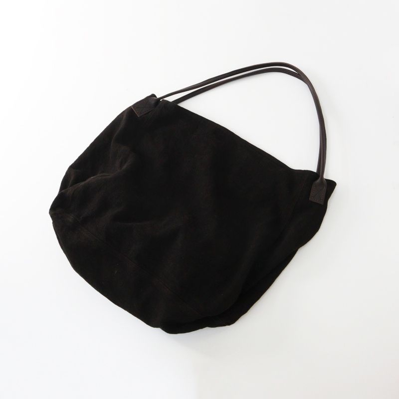 大容量 希少商品 美品 クロイゼ klause tote bag square 酒袋 レザーハンドルトートバッグ ｜ダークブラウン【2400015004990】