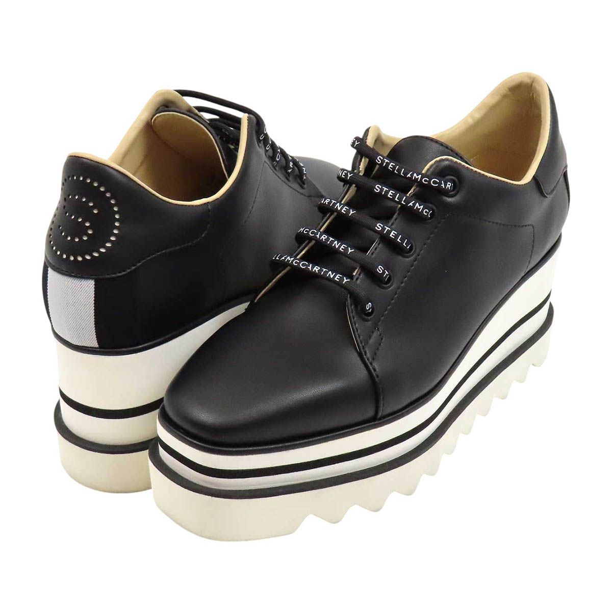 ステラマッカートニー スニーク エリス プラットフォーム スニーカー レディース ブラック Stella McCartney【中古】 【アパレル・小物】
