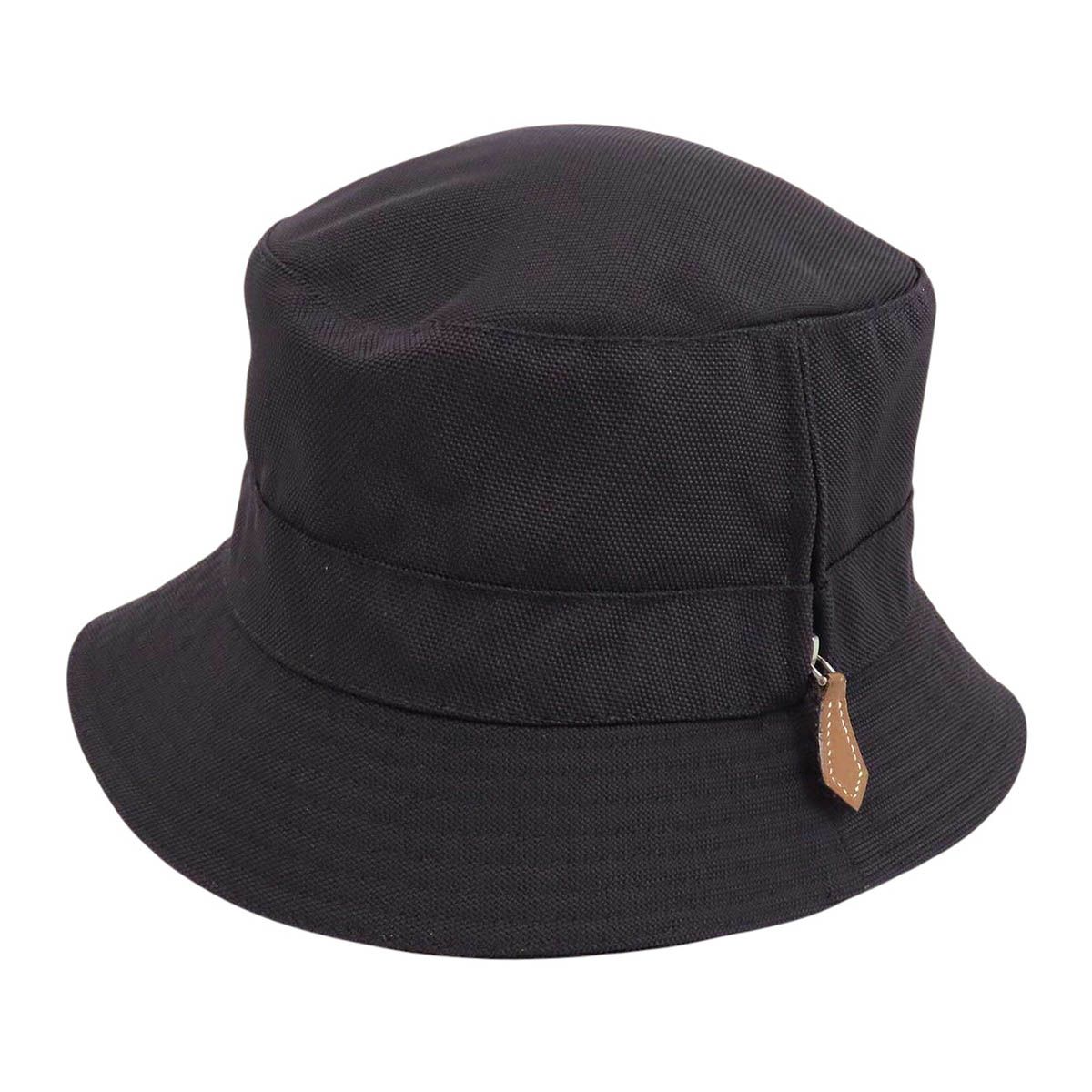 エルメス ジップ バケットハット モッチエルメス ユニセックス ネイビー(濃紺) HERMES【中古】 【アパレル・小物】