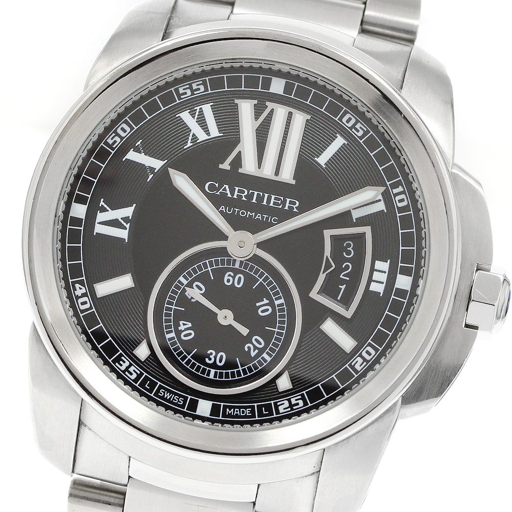 カルティエ CARTIER W7100016 カリブル ドゥ カルティエ スモールセコンド 自動巻き メンズ _962464