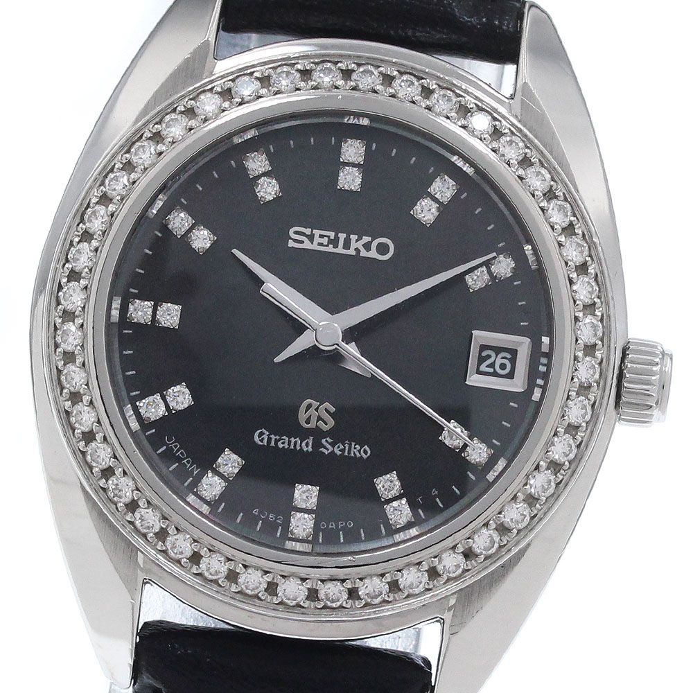 セイコー SEIKO STGF093/4J52-0AD0 グランドセイコー ダイヤベゼル インデックスダイヤ クォーツ レディース 良品 保証書付き_960072