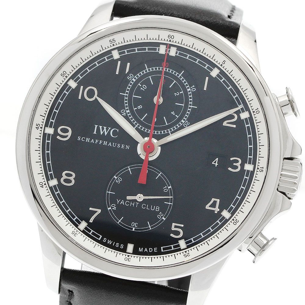 IWC IWC SCHAFFHAUSEN IW390210 ポルトギーゼ ヨットクラブ クロノグラフ 自動巻き メンズ 良品 保証書付き_962423