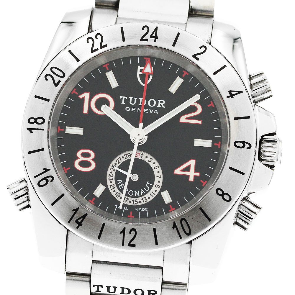 チュードル TUDOR 20200 アエロノート デイト GMT 自動巻き メンズ _956394 チュードル TUDOR 20200 アエロノート デイト GMT 自動巻き メンズ