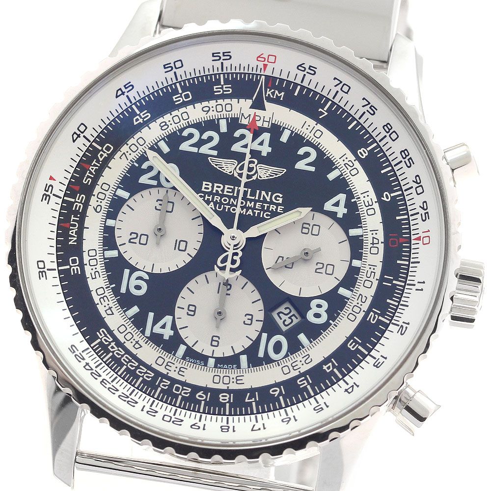 ブライトリング BREITLING A22322 ナビタイマー コスモノート 125周年モデル クロノグラフ 自動巻き メンズ 美品 _958617