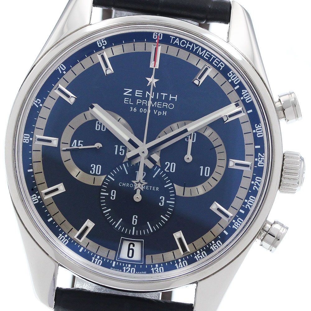 ゼニス ZENITH 03.2041.400 エルプリメロ 36000VpH シャルルベルモ 世界1975本限定 自動巻き メンズ _962483