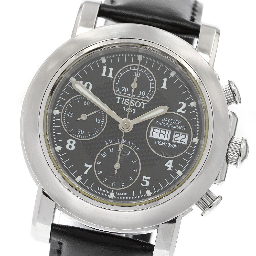 ティソ TISSOT T166/266 Tロード バルジュ クロノグラフ デイデイト 自動巻き メンズ _950901