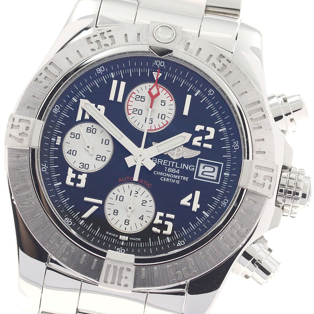 ブライトリング BREITLING A13381 アベンジャーII デイト 自動巻き メンズ 良品 保証書付き_959944