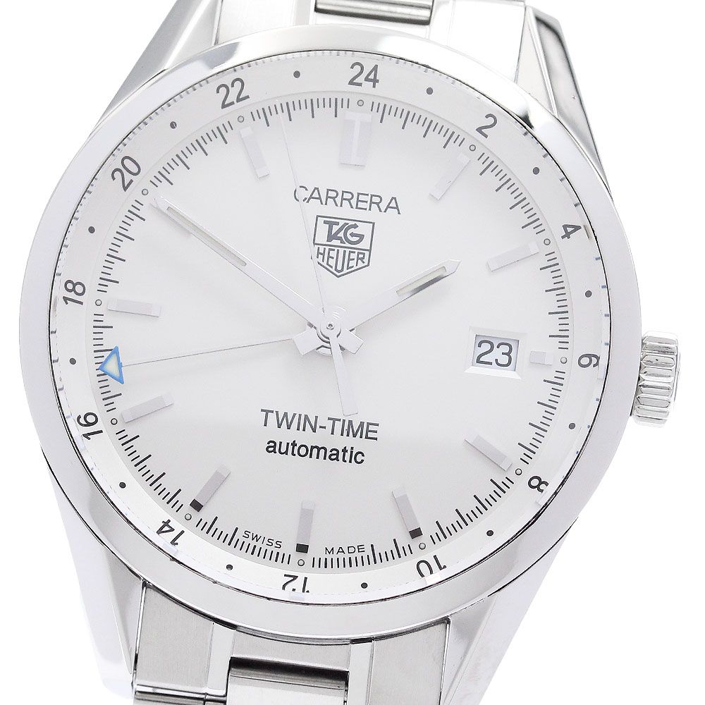 タグホイヤー TAG HEUER WV2116-0 カレラ ツインタイム デイト GMT 自動巻き メンズ 良品 _956589