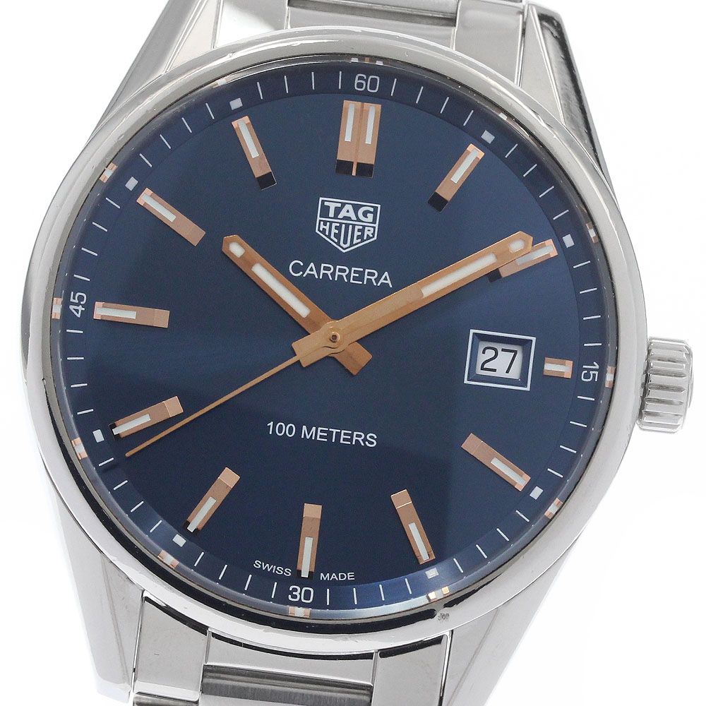 タグホイヤー TAG HEUER WAR1112 カレラ デイト クォーツ メンズ _955535