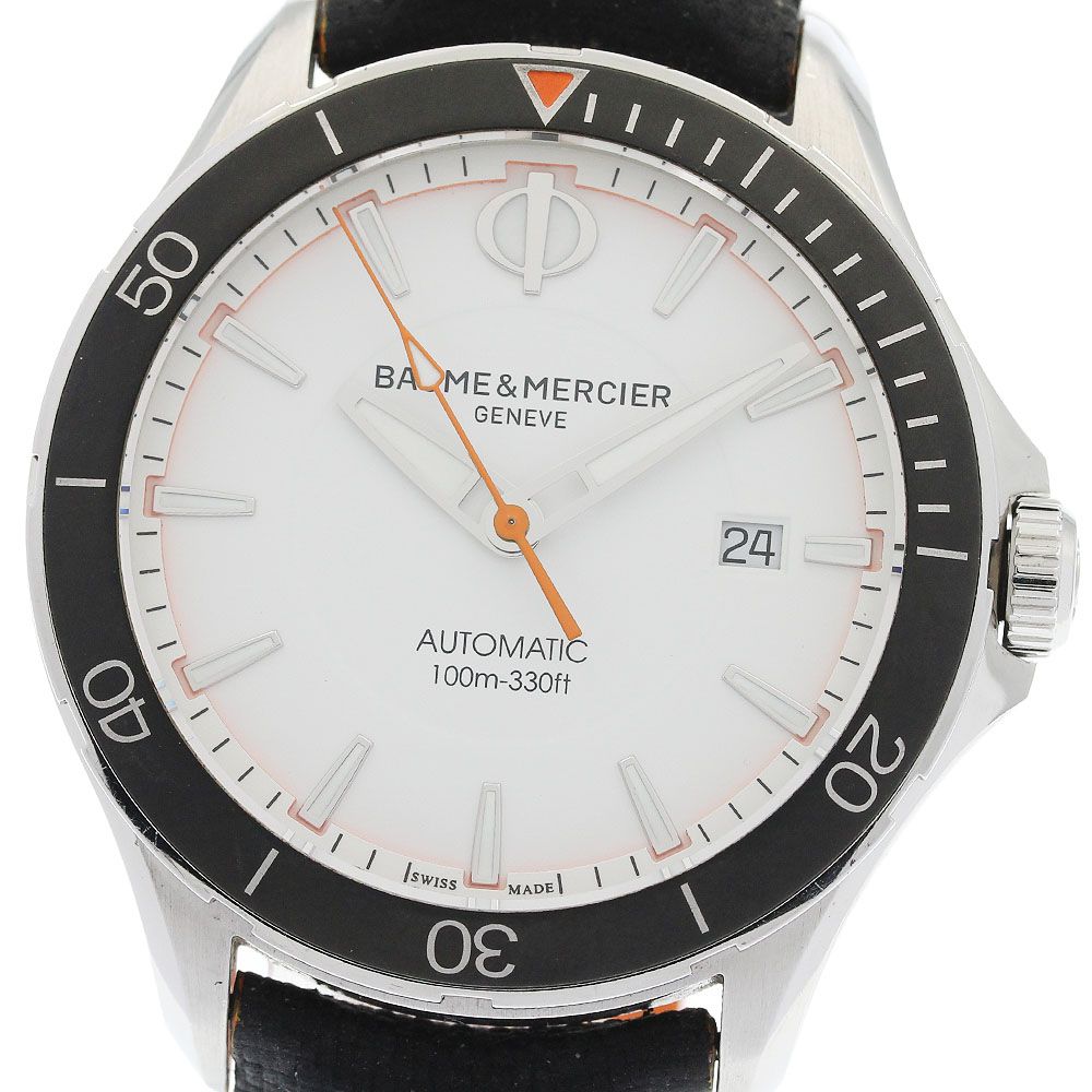 ボーム＆メルシェ Baume & Mercier M0A10337/65827 クリフトン クラブ デイト 自動巻き メンズ 保証書付き_960792
