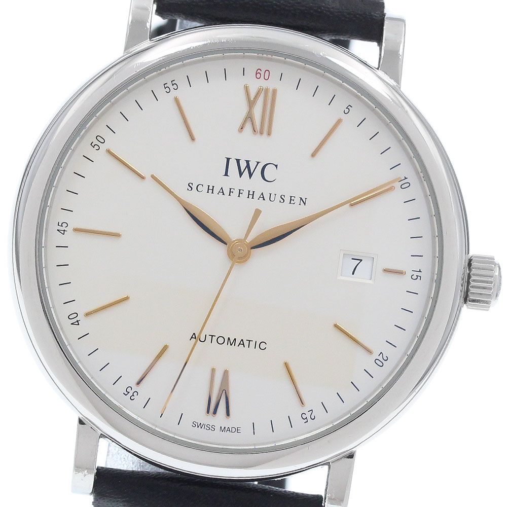 IWC IWC SCHAFFHAUSEN IW356517 ポートフィノ デイト 自動巻き メンズ _962645