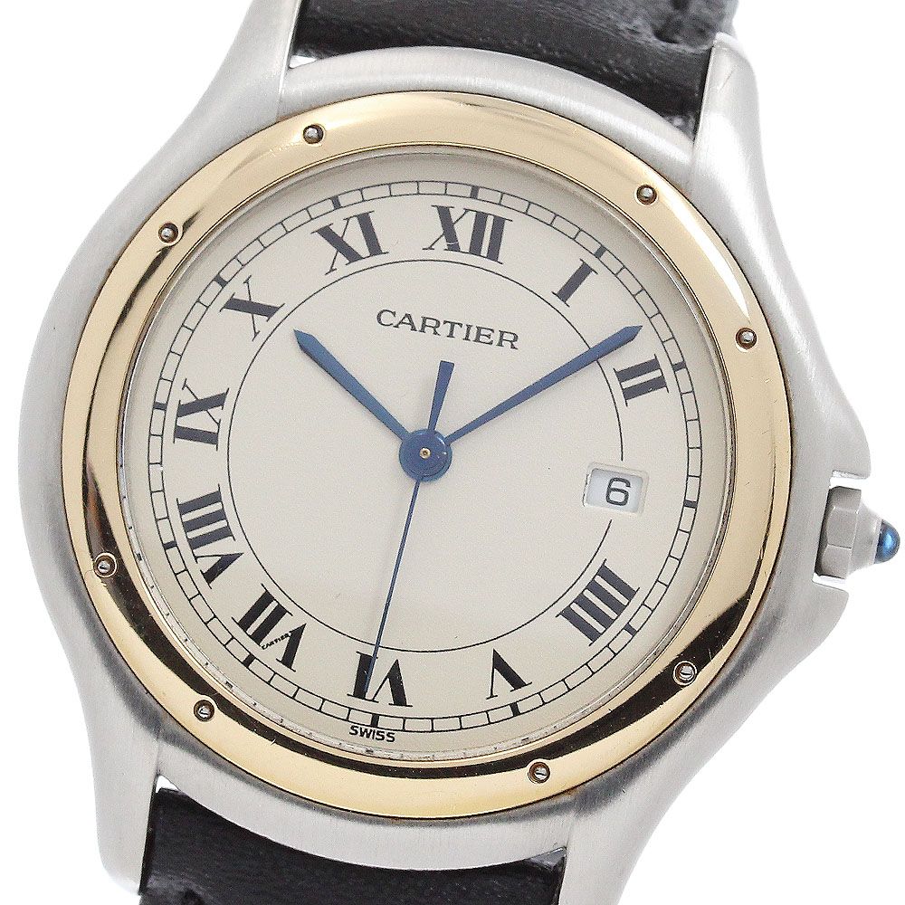 カルティエ CARTIER W350068F パンテールクーガーLM クォーツ メンズ _959802