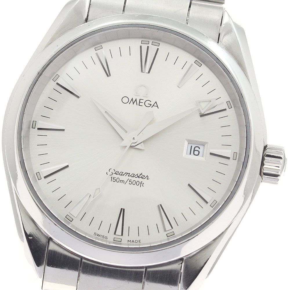 オメガ OMEGA 2517.30 シーマスター アクアテラ デイト クォーツ メンズ 箱・保証書付き_958267