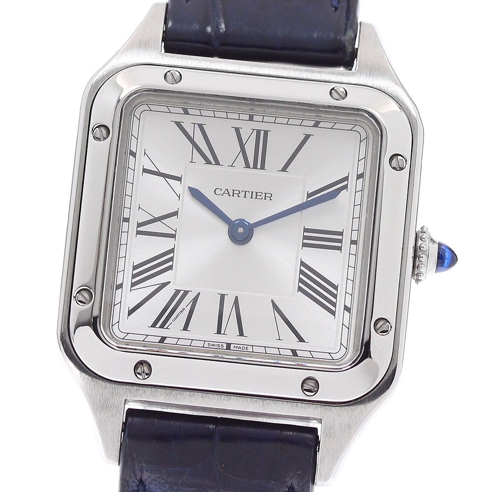 カルティエ CARTIER WSSA0023 サントスデュモン SM クォーツ レディース 保証書付き_958812