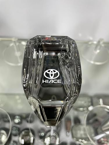 R★ククリスタルハイエース HIACE （2004-2024）シフトギアクリスタル アップグレード LED イルミネーション タッチセンサー 7色 点灯 ギアスティックシフトノブ ギアノブ カーシフターヘッド シフトノブ カバー M8 汎用 bf674e0c