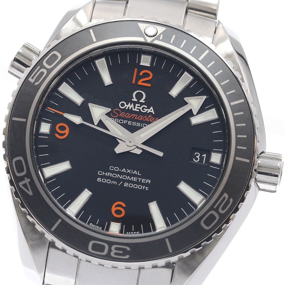 オメガ OMEGA 232.30.42.21.01.003 シーマスター プラネットオーシャン 600M デイト コーアクシャル 自動巻き メンズ 保証書付き_901239