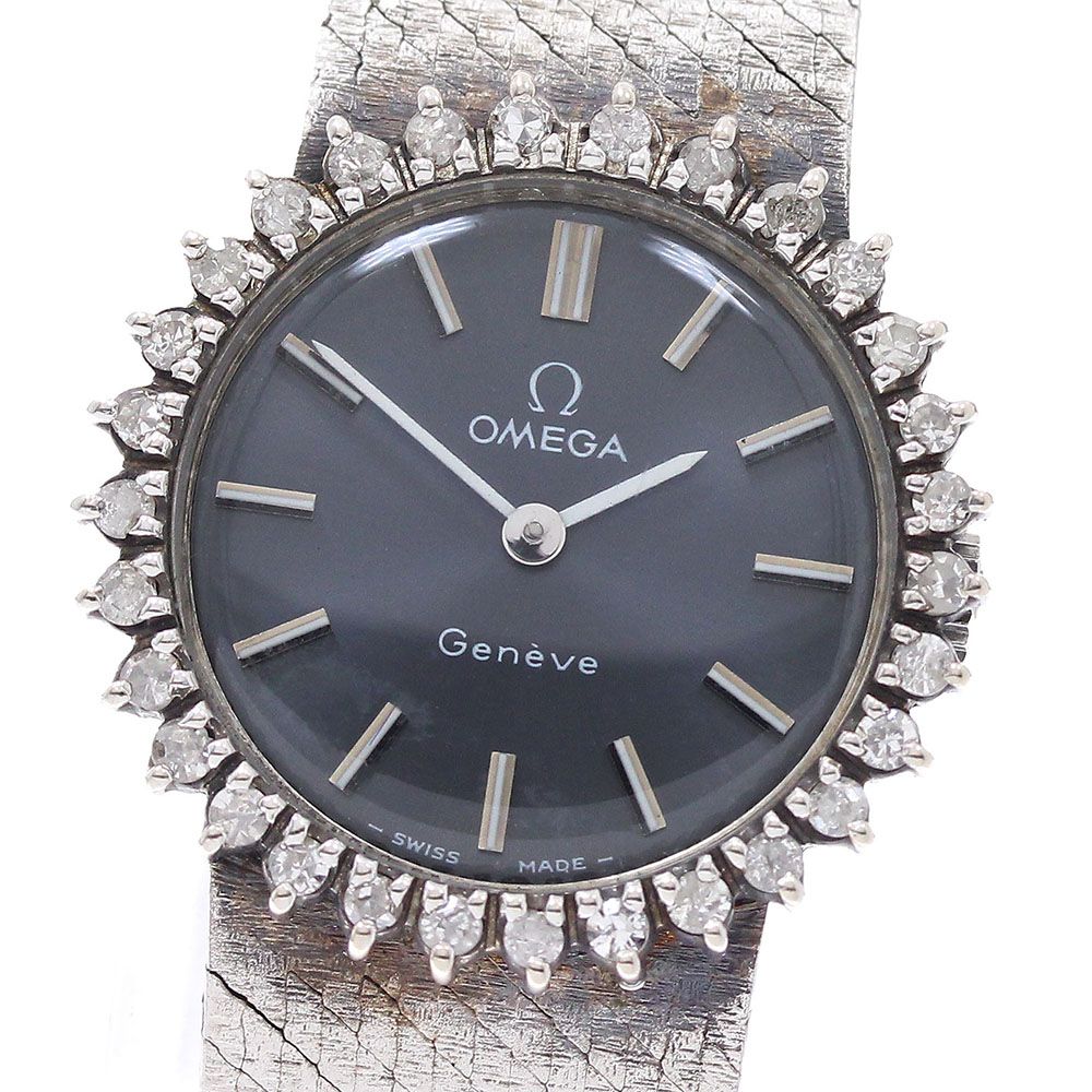 オメガ OMEGA 511.0426 ジュネーブ ダイヤベゼル Cal.485 手巻き レディース _961784