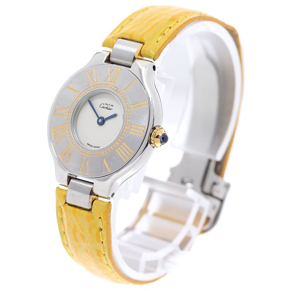 カルティエ CARTIER 125000P マスト21 クォーツ レディース _962240