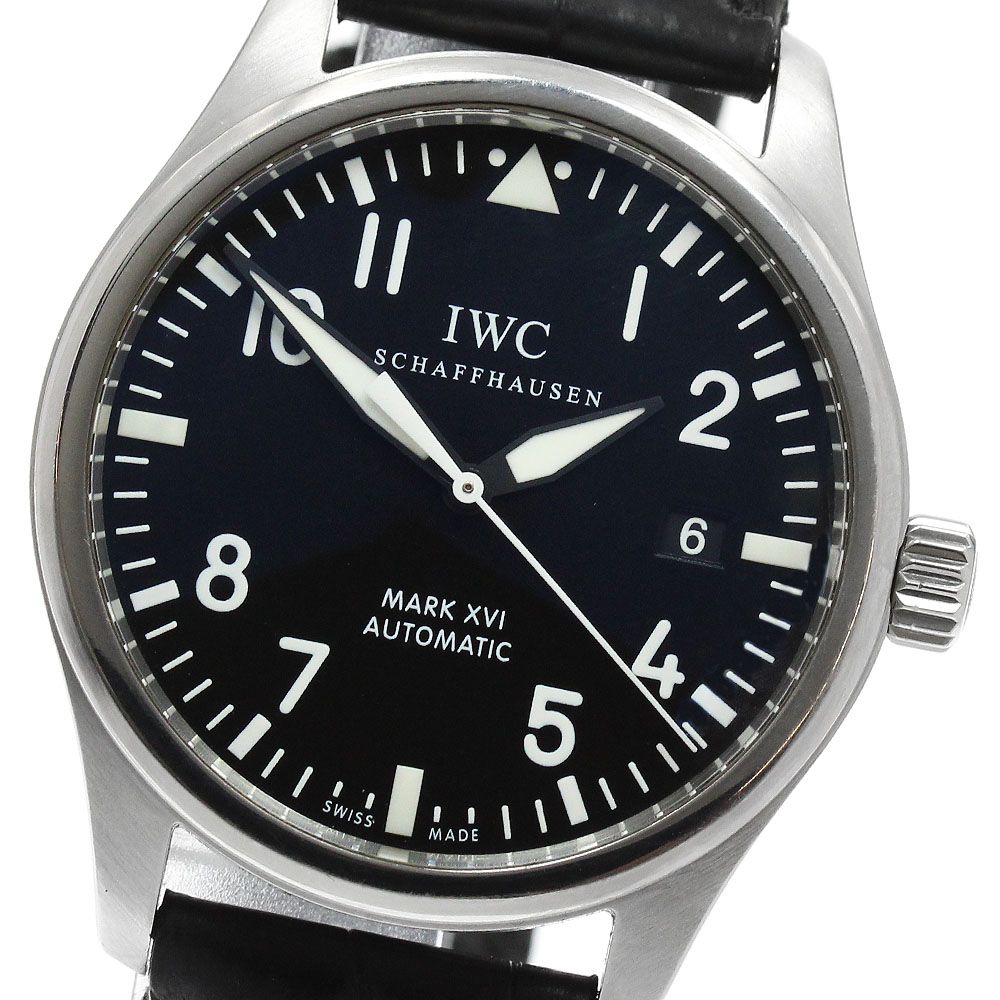 IWC IWC SCHAFFHAUSEN IW325501 パイロットウォッチ マークXVI デイト 自動巻き メンズ 保証書付き_962010