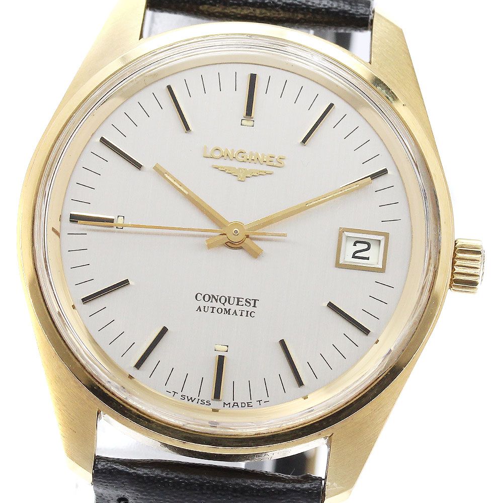 ロンジン LONGINES 1570-1-7951 コンクエスト デイト Cal.L633.1 自動巻き メンズ _961563