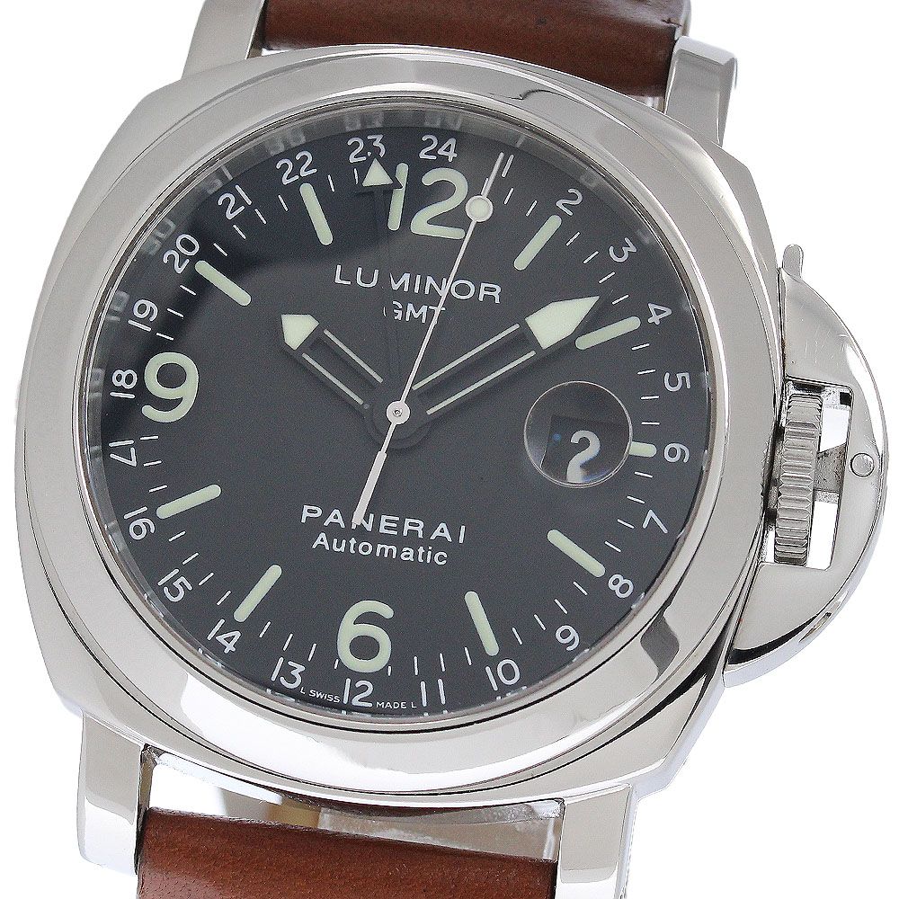 パネライ PANERAI PAM00063 ルミノール GMT 自動巻き メンズ 保証書付き_962511