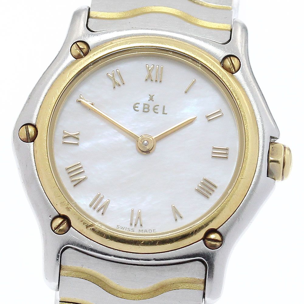 エベル EBEL E1157111 クラシックウェーブ ホワイトシェル文字盤