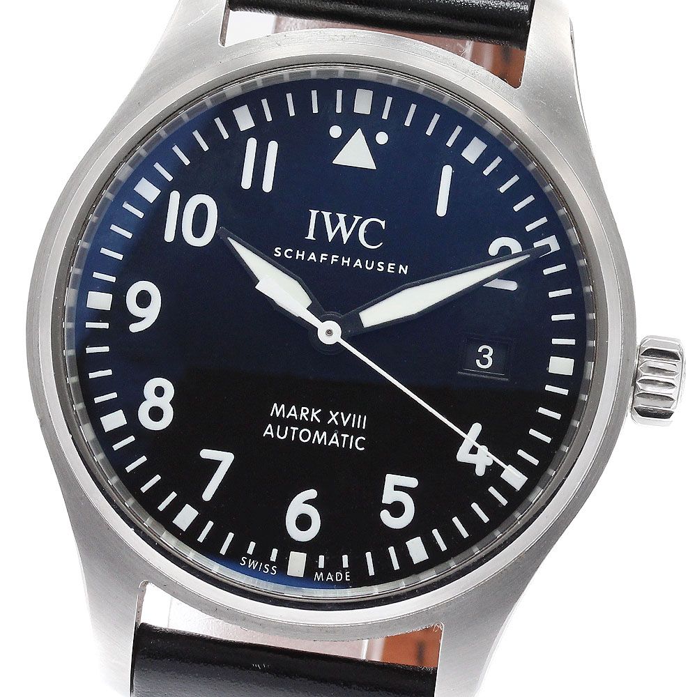 IWC IWC SCHAFFHAUSEN IW327001 パイロットウォッチ マークXVIII デイト 自動巻き メンズ 保証書付き_963167