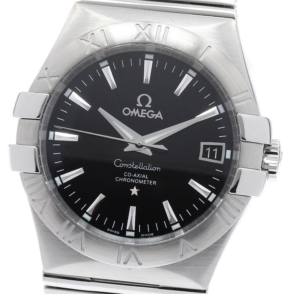 オメガ OMEGA 123.10.35.20.01.001 コンステレーション デイト 自動巻き メンズ 良品 保証書付き_963173