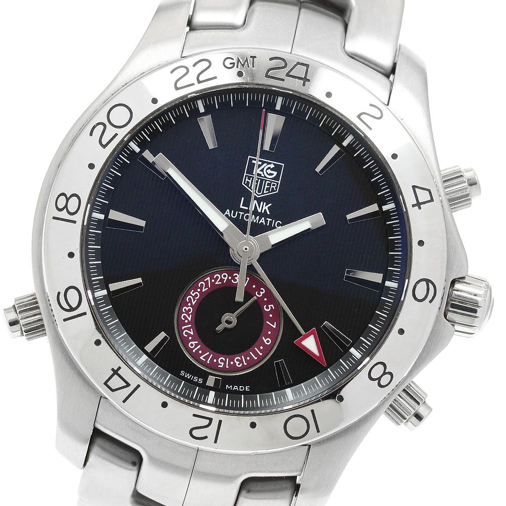タグホイヤー TAG HEUER WJF2115 リンク GMT デイト 自動巻き メンズ 良品 _960052 79,750円